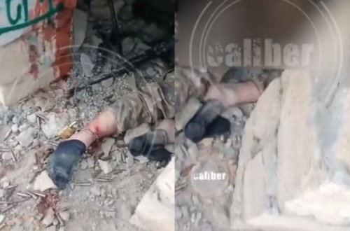 Erməni işğalçıları postdan qaçmasın deyə qandallanırlar - VİDEO