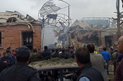 В результате обстрела врагом Гянджи погиб один и ранены четыре человека - ФОТО