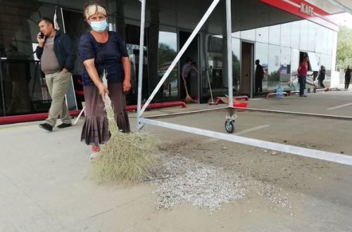 Düşmən tərəfindən atəşə məruz qalan Beyləqandan FOTOLAR - ÖZƏL