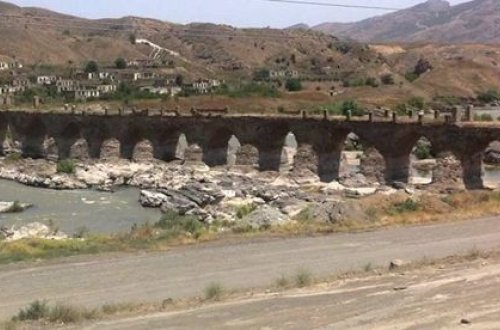 Xudafərin körpüsünün görüntüləri yayılıb - VİDEO