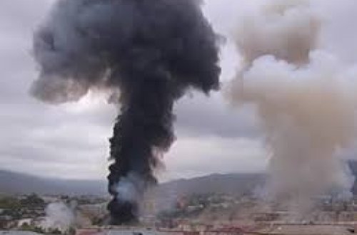 Xankəndi ətrafında məhv edilən hərbi bazalar - VİDEO