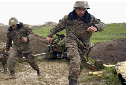Ermənilər döyüş meydanından qaçan əsgərlərini axtarırlar - FOTO