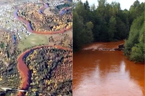 Rusiyada daha bir fəlakət: Çayda su əvəzinə sulfad turşusu axır - VİDEO