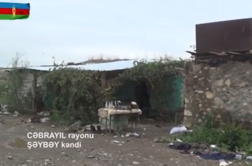 Cəbrayılın işğaldan azad edilmiş Şəybəy kəndinin görüntüləri - VİDEO