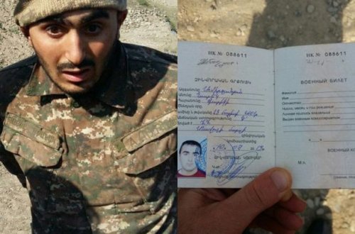 Daha bir erməni işğalçı təslim oldu - YENİLƏNİB + FOTO