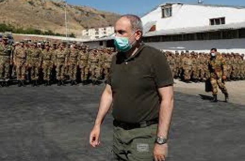 Xankəndi sakinlərindən Paşinyana etiraz: 