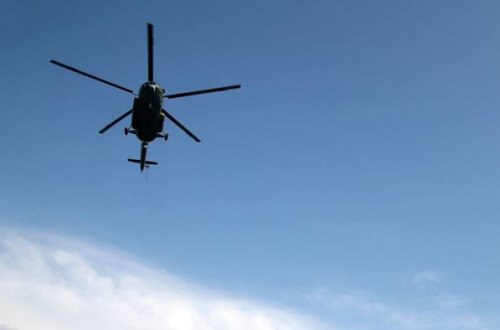 Polis helikopteri qəzaya uğradı: Yaralılar var