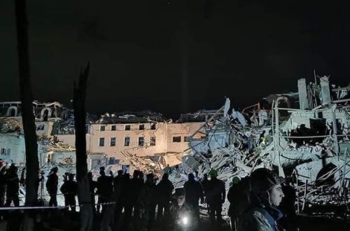 FHN-dən düşmənin atəşi nəticəsində Gəncədə binanın dağılması ilə bağlı MƏLUMAT