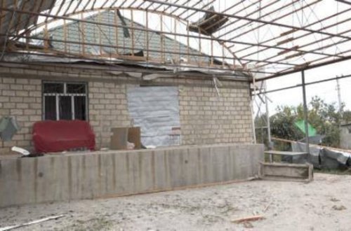 Düşmənin Tərtəri atəşə tutması nəticəsində xeyli sayda yaşayış məntəqəsinə ziyan dəyib - VİDEO