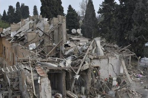 Ermənistanın Gəncəya endirdiyi raket zərbəsində 7 binaya ziyan dəyib