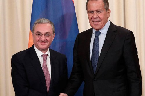 Ermənistan xarici işlər naziri Lavrova 
