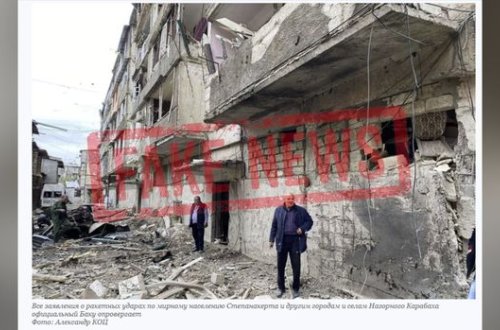 Ermənipərəst Rusiya mediasından növbəti “fake news” - FOTO/VİDEO