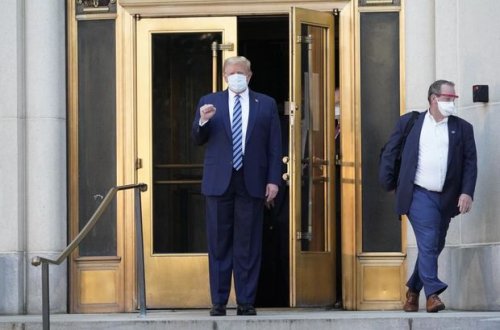 Trampın koronavirus testinin nəticəsi neqativ çıxdı