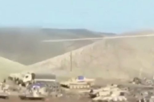 Ermənilər döyüş texnikalarını qoyub qaçır - VİDEO