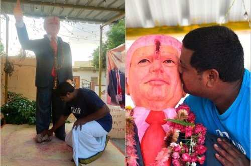 Trampın pərəstişkarı onun COVID-19-a yoluxduğunu eşidəndən sonra öldü - FOTO/VİDEO