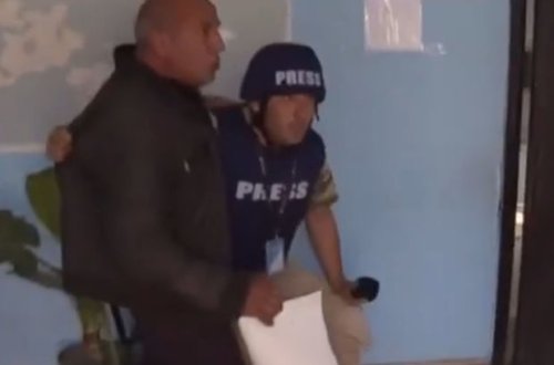 Вооруженные силы Армении стреляют по журналистам - ВИДЕО