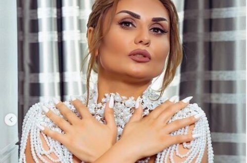 Şəbnəm Tovuzlu Azərbaycan bayrağına HÖRMƏTSİZLİK ETDİ - FOTO