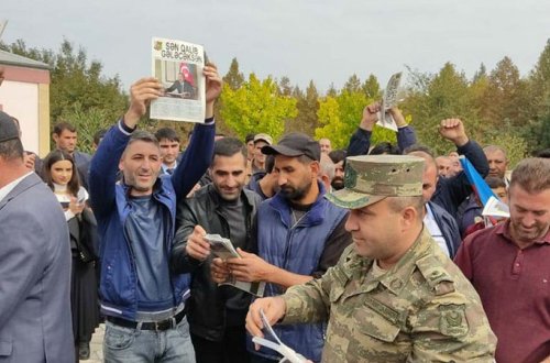 Xocavənd sakinləri Qələbə sevincini yaşayır