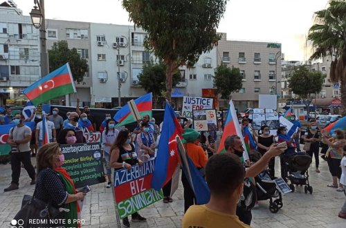 İsraildəki Azərbaycan diasporu ayağa qalxdı