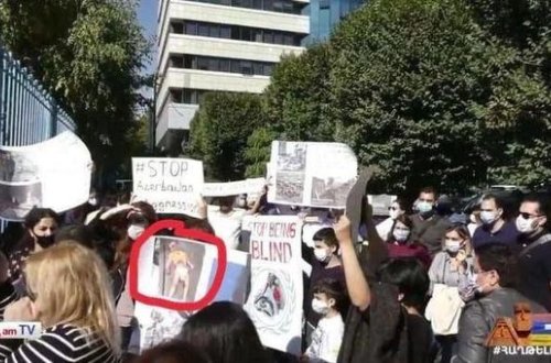 Erməni həyasızlığının növbəti sübutu: Öldürülmüş azərbaycanlı körpəni özlərininki kimi təqdim etdilər - FOTO