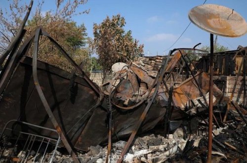 В результате очередного обстрела Арменией Тертера ранен местный житель