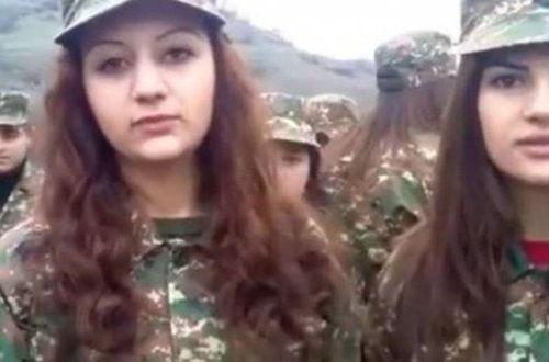 Ermənistanda kişi qalmadı: Qadın könüllülər cəbhəyə göndərilir