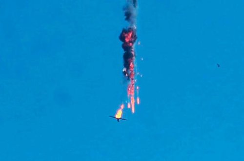 İran Ermənistana məxsus kəşfiyyat PUA-sını vurub