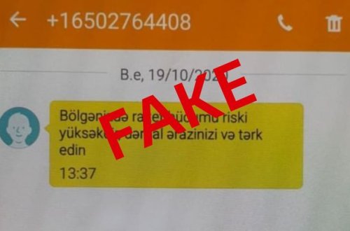 Xəbərdarlıq: Vətəndaşlarımıza mesaj vasitəsilə saxta çağırışlar edilir - FOTO