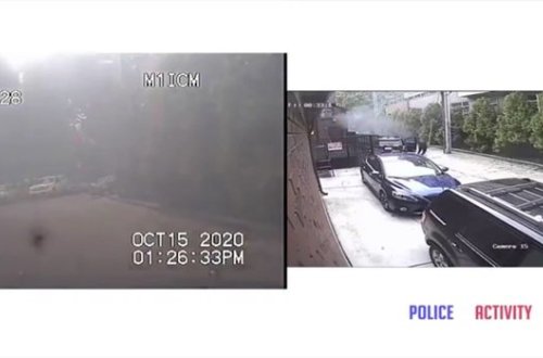 ABŞ-da polis əməkdaşını yandırmaq istədilər – VİDEO