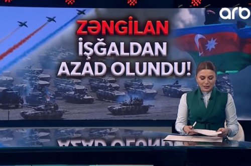 Azərbaycanlı teleaparıcı Zəngilanın işğaldan azad olunması xəbərini sevinc göz yaşları ilə təqdim etdi - VİDEO