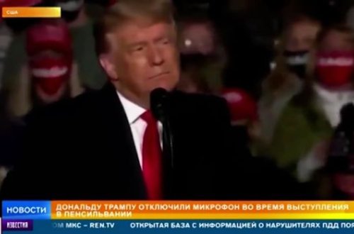 Tramp çıxılmaz vəziyyətə düşdü - VİDEO