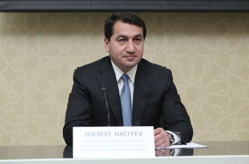 Hikmət Hacıyev Paşinyanın açıqlamasını şərh etdi: Onun riyakarlığı təsdiqləndi