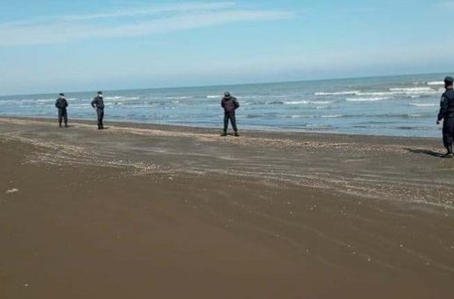 Düşmənin Siyəzənə atdığı raketlərin qalıqları dənizə düşdü