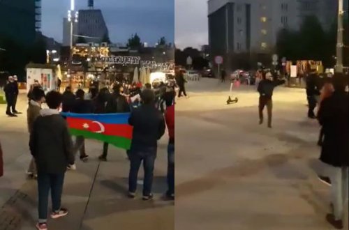 Армяне открыли стрельбу по азербайджанцам в Польше - ВИДЕО