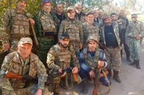 Ermənilər yenə qocaları cəbhəyə yığır - VİDEO