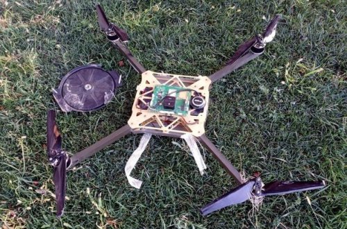 Düşmənin zərbə PUA-sı ələ keçirilib - FOTO