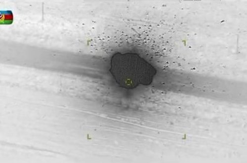 Gecə ərzində düşmənin məhv edilən döyüş texnikaları - VİDEO