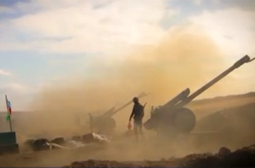 SON DƏQİQƏ: Artilleriya bölmələrimiz düşməni belə darmadağın etdi - VİDEO