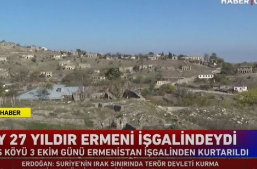 “Haber Global”-ın Azərbaycanın işğal altından azad etdiyi Talış kəndindən REPORTAJI - VİDEO