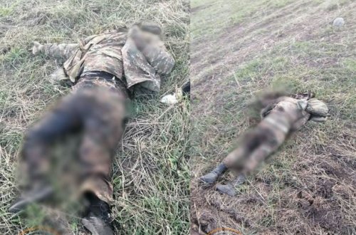 Məhv edilən erməni işğalçılarının görüntüləri yayıldı - FOTO