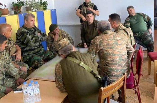 Erməni hərbçilərinin iclas keçirdiyi uşaq bağçasının yeri məlum oldu - FOTO