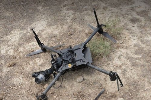 Düşmən kvadrokopteri məhv edildi