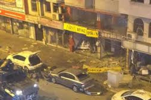 Türkiyədə terror həyəcanı - Partlayış anı kameraya düşdü - VİDEO