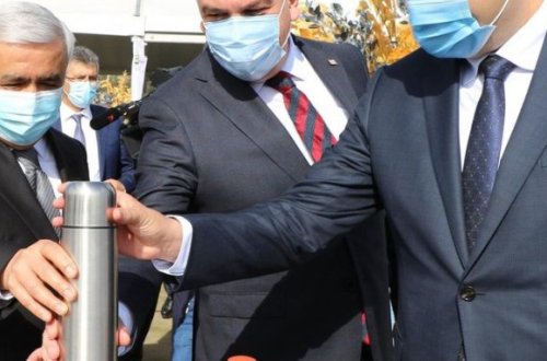 Zaur Darğallı Marneulidə SOCAR -ın təməlqoyma mərasimində iştirak edib