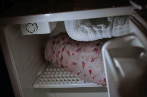 14 yaşlı rusiyalı dünyaya gətirdiyi uşağı soyuducuda gizlətdi