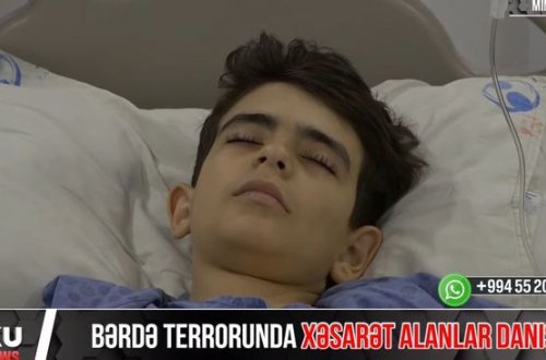 Bərdə terrorunda xəsarət alanlar danışdı - VİDEO