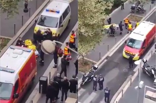 Fransada Notr-Dam kilsəsində bıçaqlı hücum: Qurbanlardan birinin başı kəsilib - FOTO/VİDEO