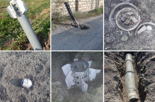 Düşmənin yaşayış məntəqələrimizə atdığı raketlər zərərsizləşdirildi - FOTO