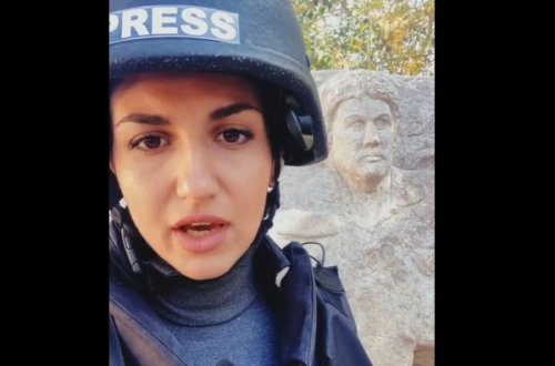 CBC-nin Tərtərdə olan müxbiri Azərbaycanın Milli Qəhrəmanından danışdı - VİDEO