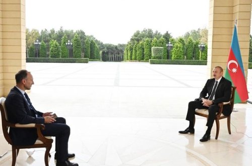 İlham Əliyev Almaniyanın ARD televiziya kanalına müsahibə verib - CANLI YAYIM